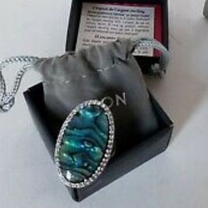 Bnib Sterling silver Abalone ring